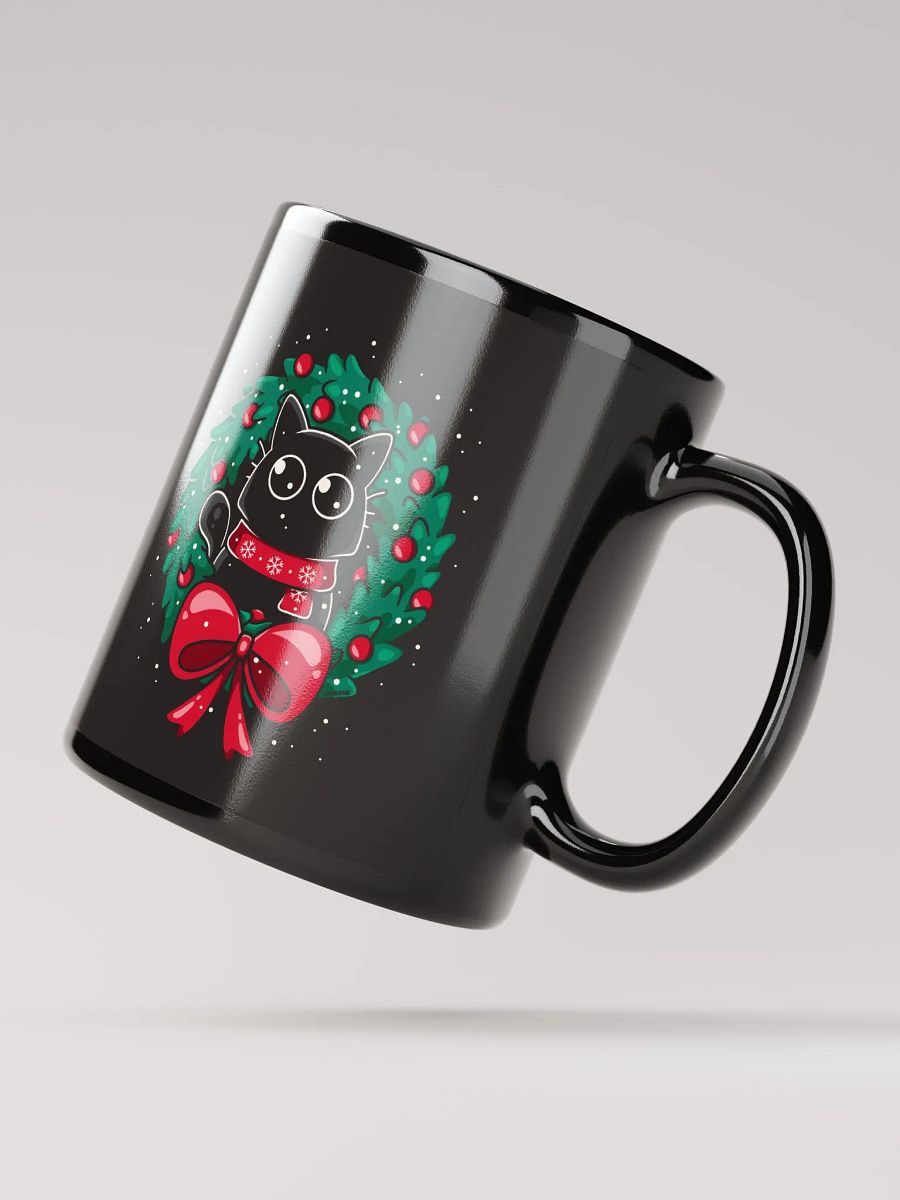 Christmas Cat Wreath Mug product image (3)