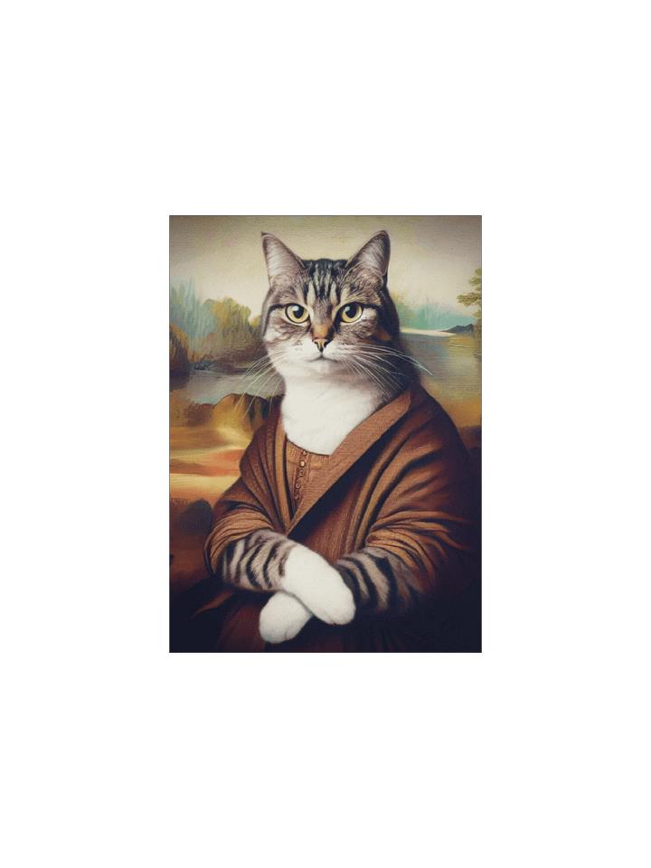 Meow Lisa Poster product image (1)