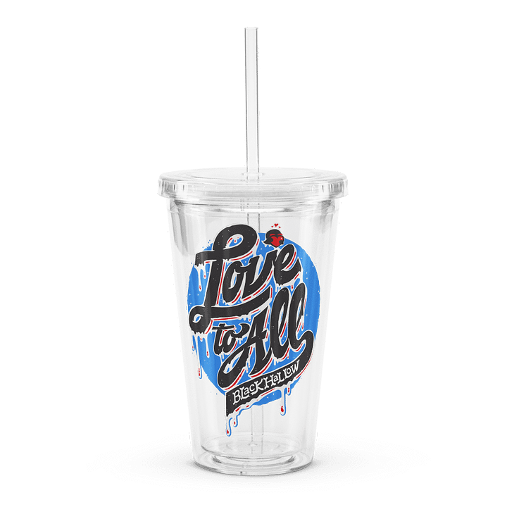 L2A Plastic Insulated Tumbler - Blue Splash product image (1)