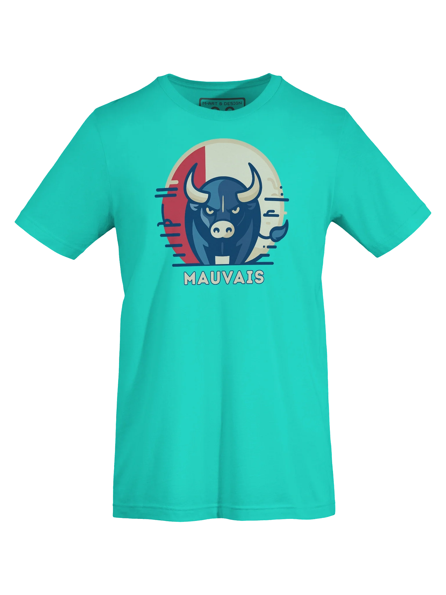 MAUVAIS French Bull Power Tee – Unleash the Beast product image (63)