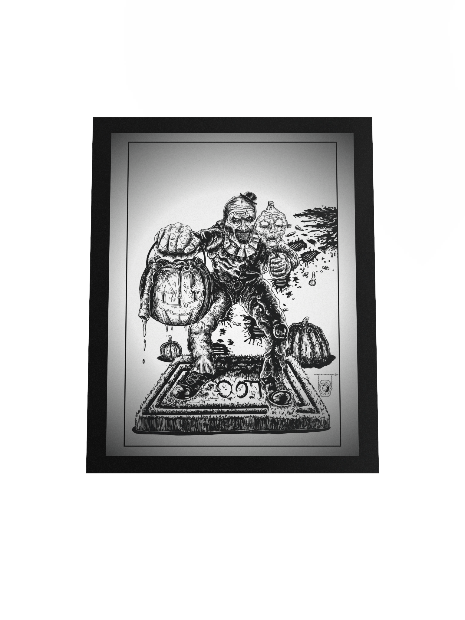 Trick or Treat with Art the Clown- Poster Print (Clean Version) product image (5)