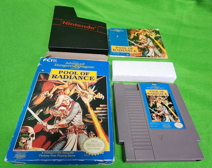 NES - Advanced Dungeons & Dragons: Pool of Radiance - CIB product image (1)