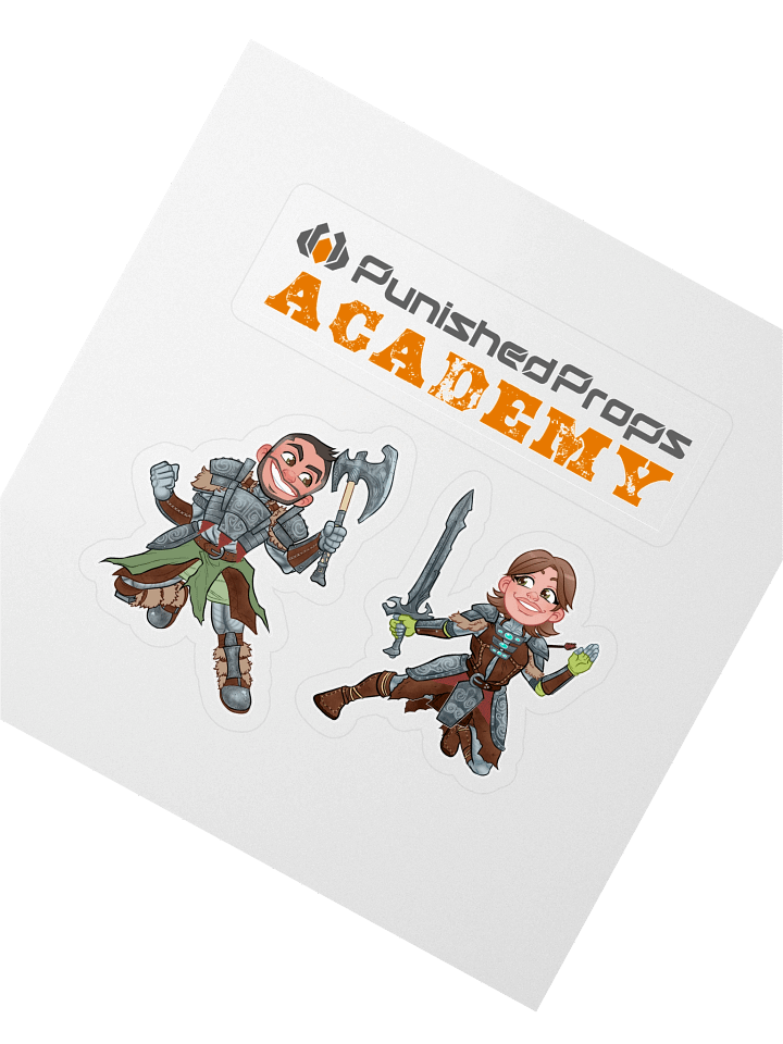 Punished Props Academy Sticker with Skyrim Toons product image (2)