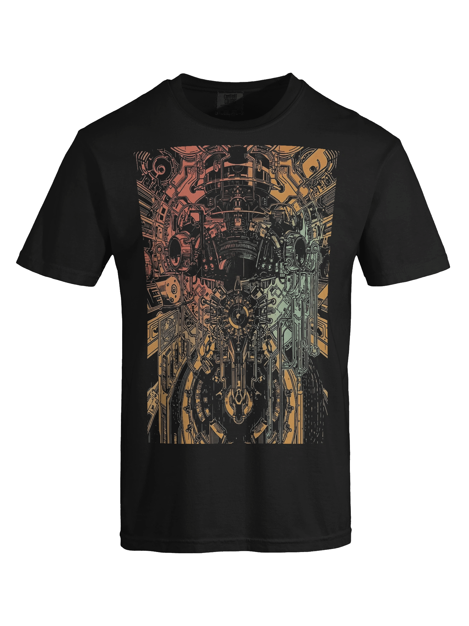 Retro Digital Intricacy Heavyweight T-Shirt product image (6)