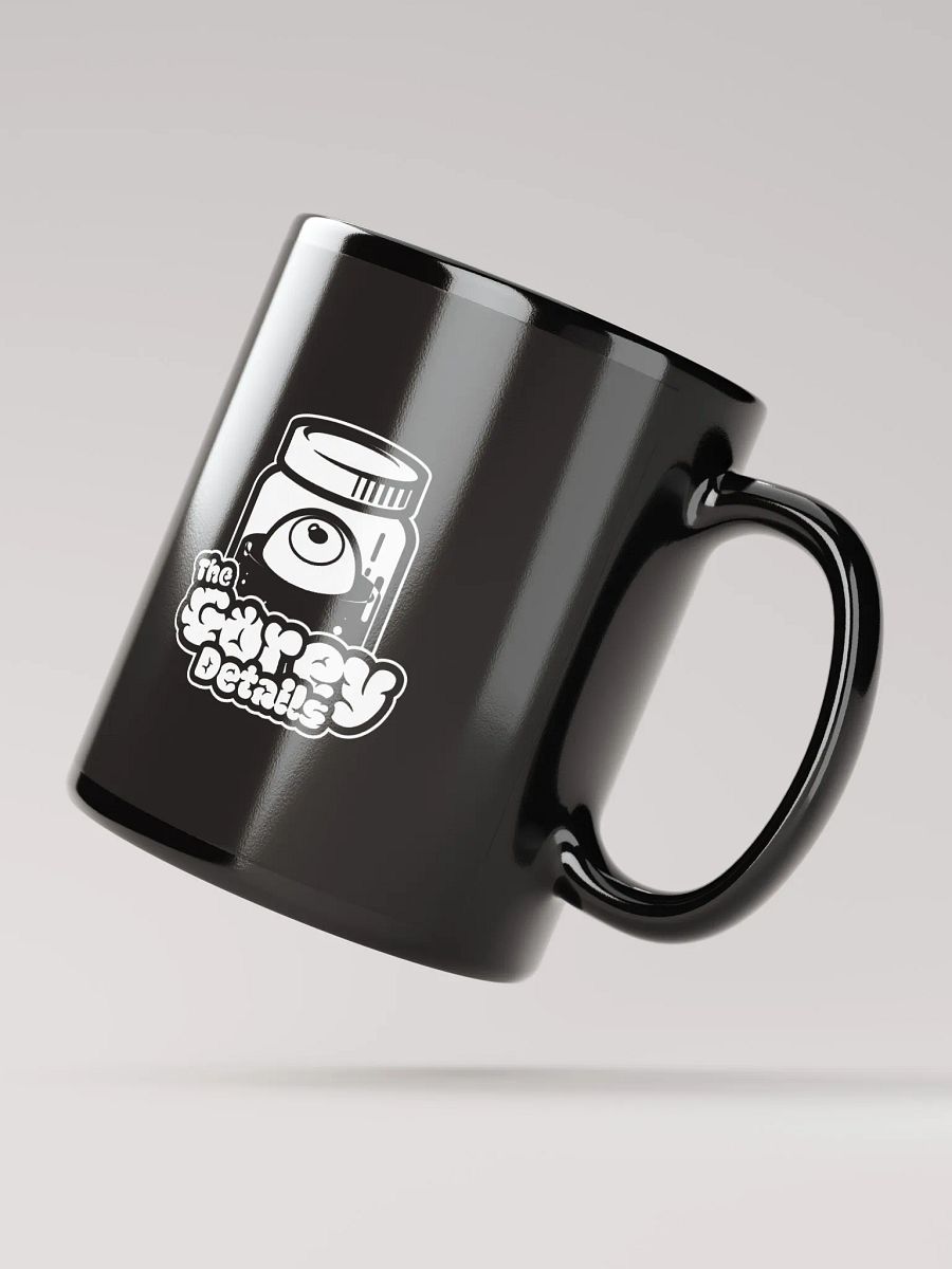 Full Logo White - Black Glossy Mug product image (3)