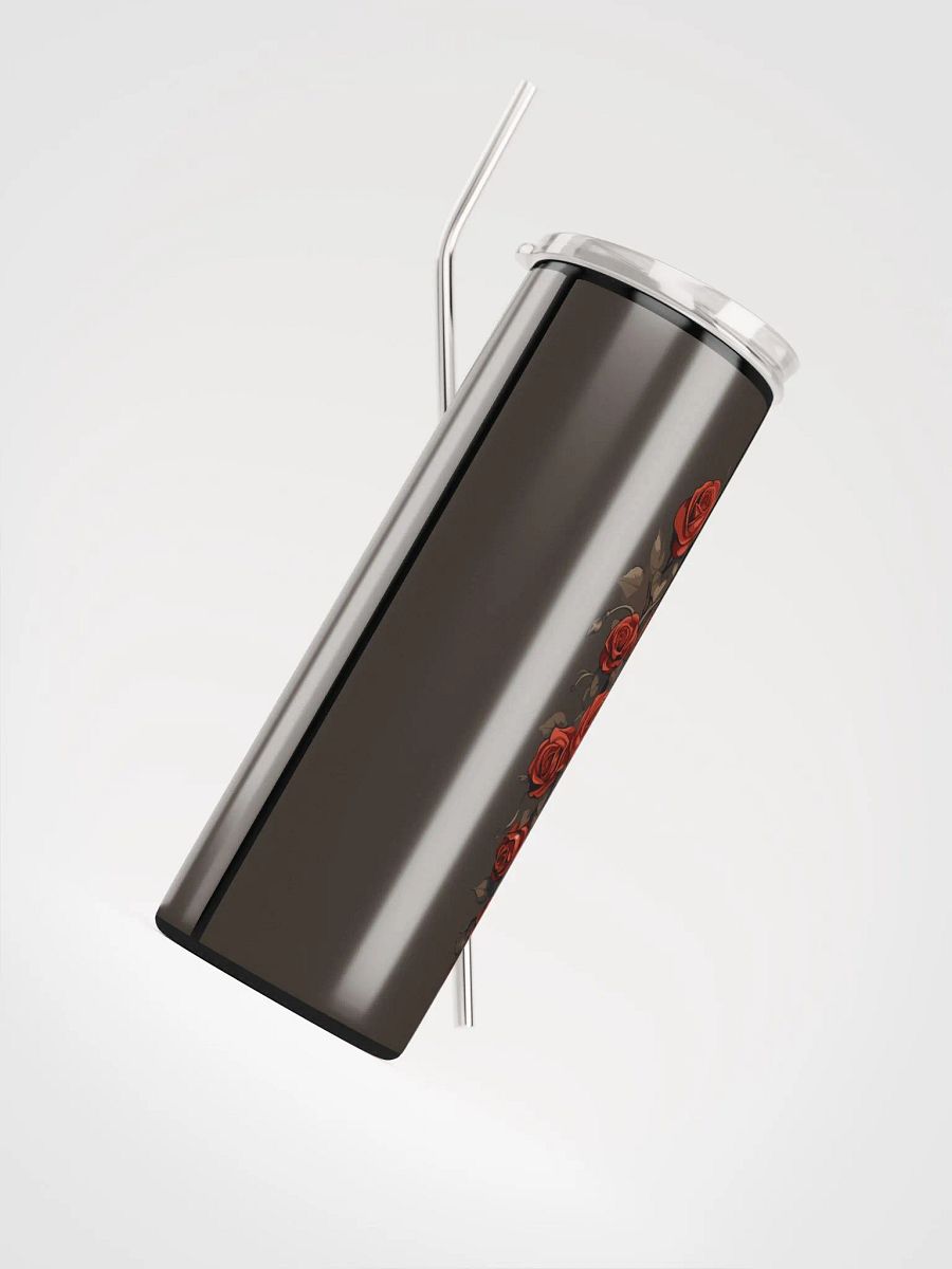 Gothic Romance: Skeleton & Roses Stainless Steel Tumbler for Valentine's product image (4)