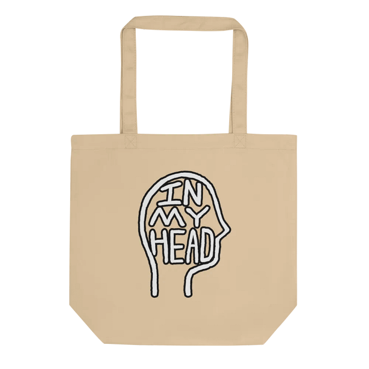In My Head (lined design) tote bag product image (1)