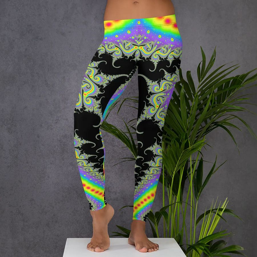 Fractal Leggings - Fluorescent Nebula product image (8)