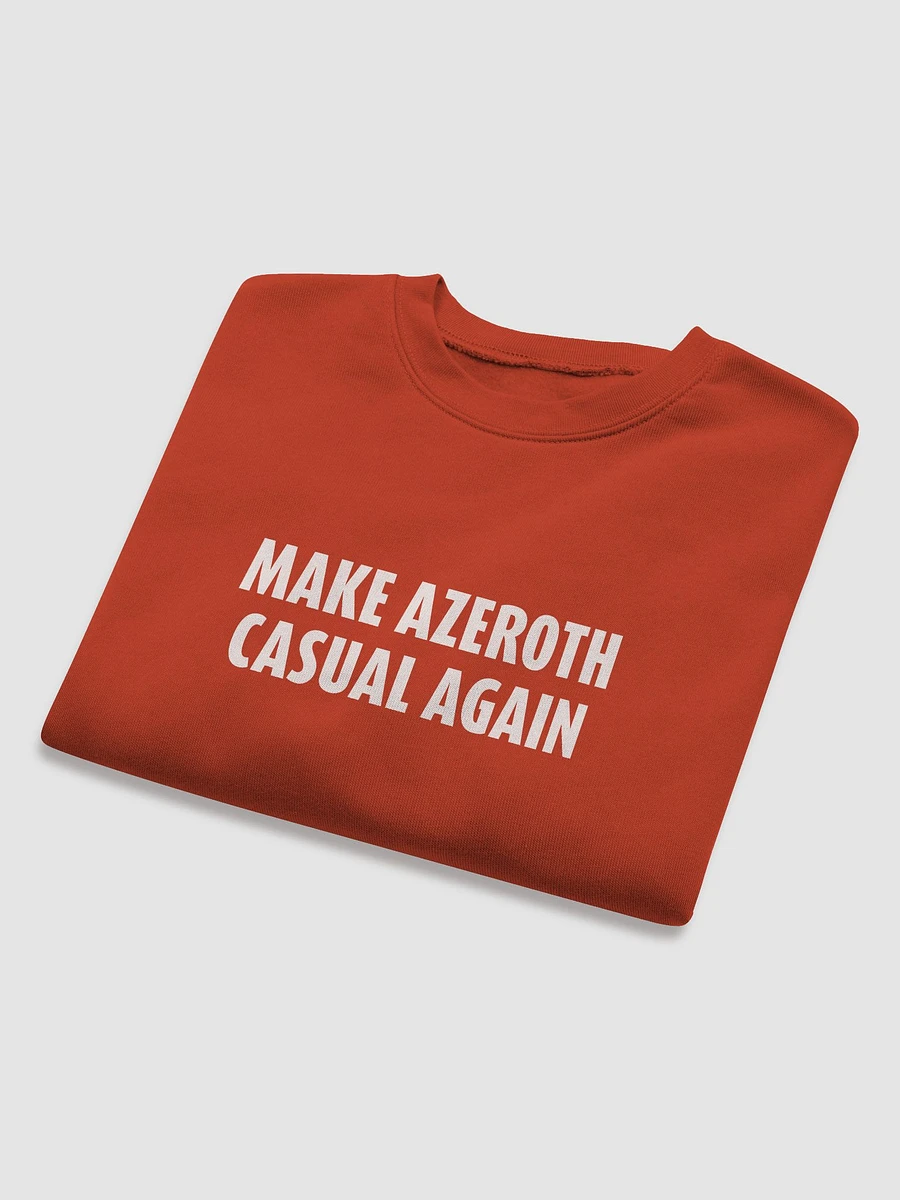 Make Azeroth Casual Again Long Sleeve Fleece Woman's Crop product image (13)