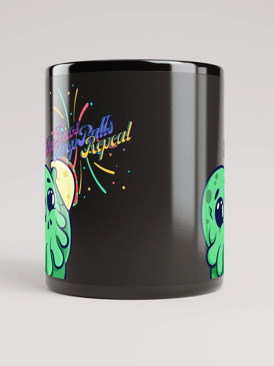Eat Tacos Black Glossy Mug product image (10)