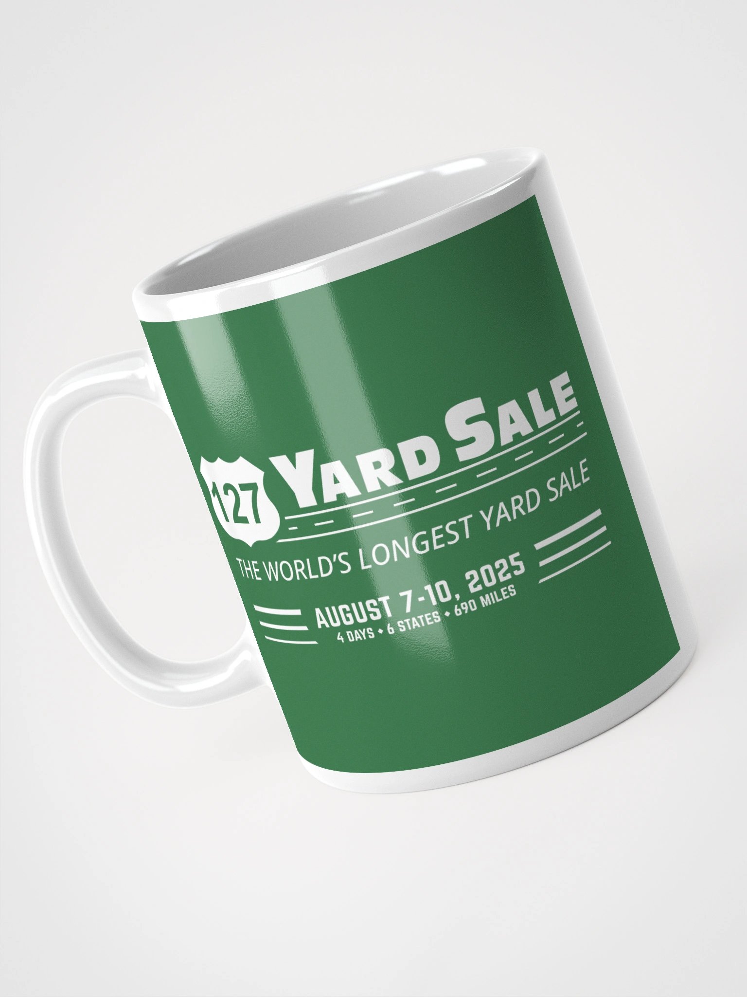 127 Yard Sale (2025) Vintage - White Glossy Mug product image (4)