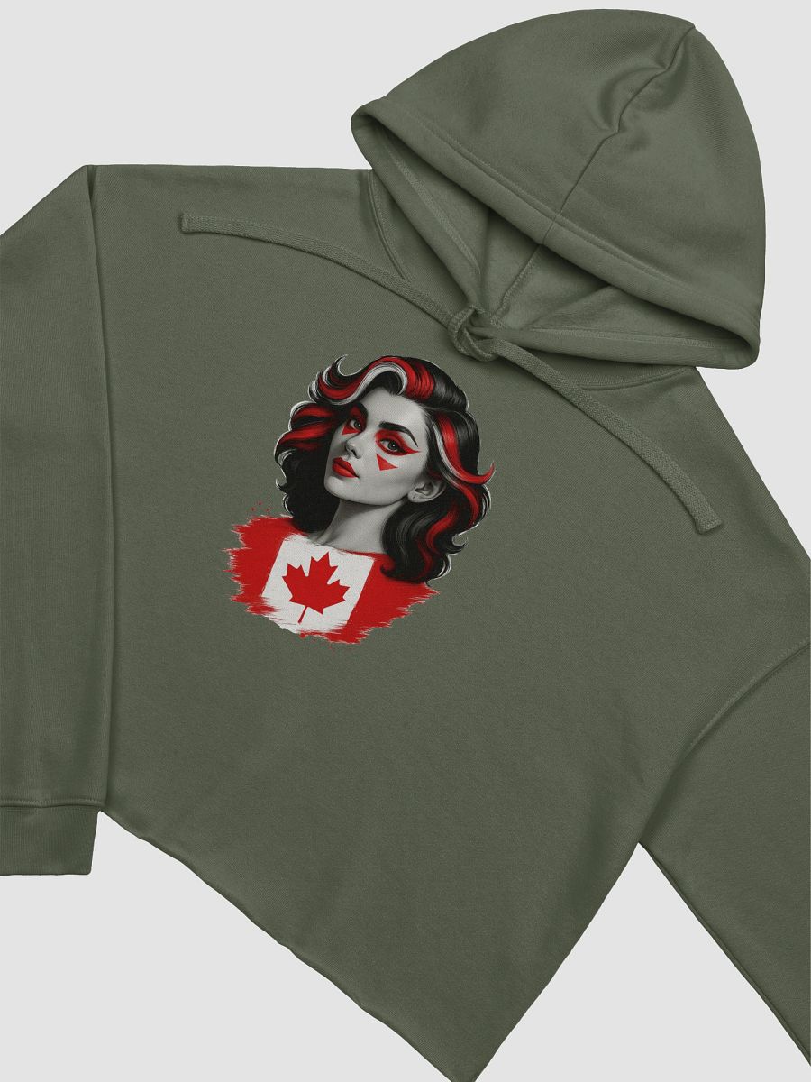 Canadian Flag Fashionista Crop Hoodie product image (12)