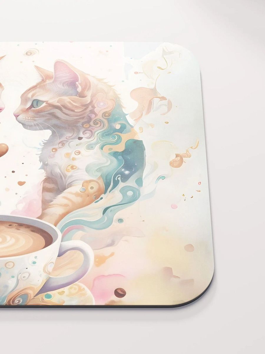 Love Cats & Coffee Mouse Pad product image (6)