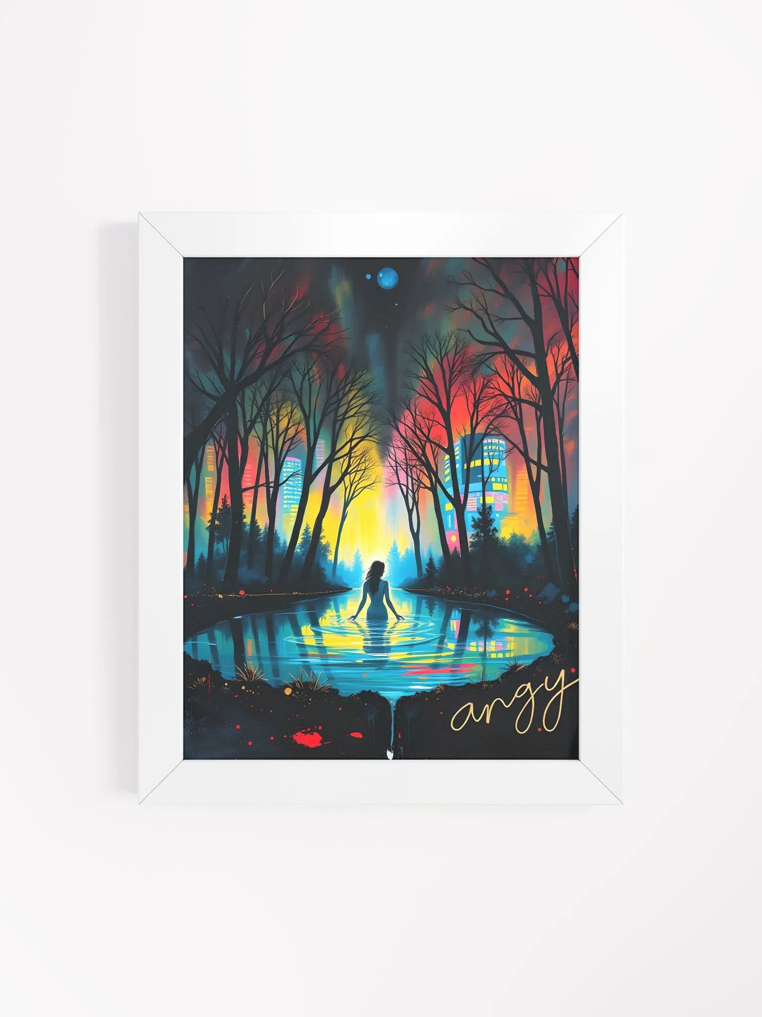 Vibrant Ayous Wood Framed Matte Print product image (21)