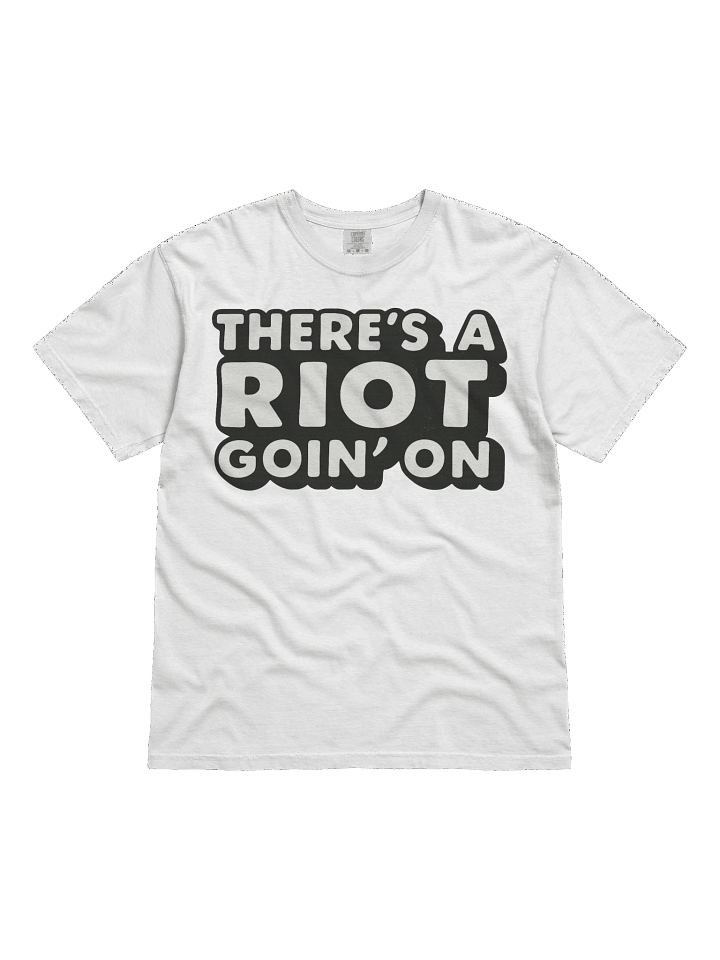 TERE’S A RIOT GOIN’ON – Black & White Typography product image (1)