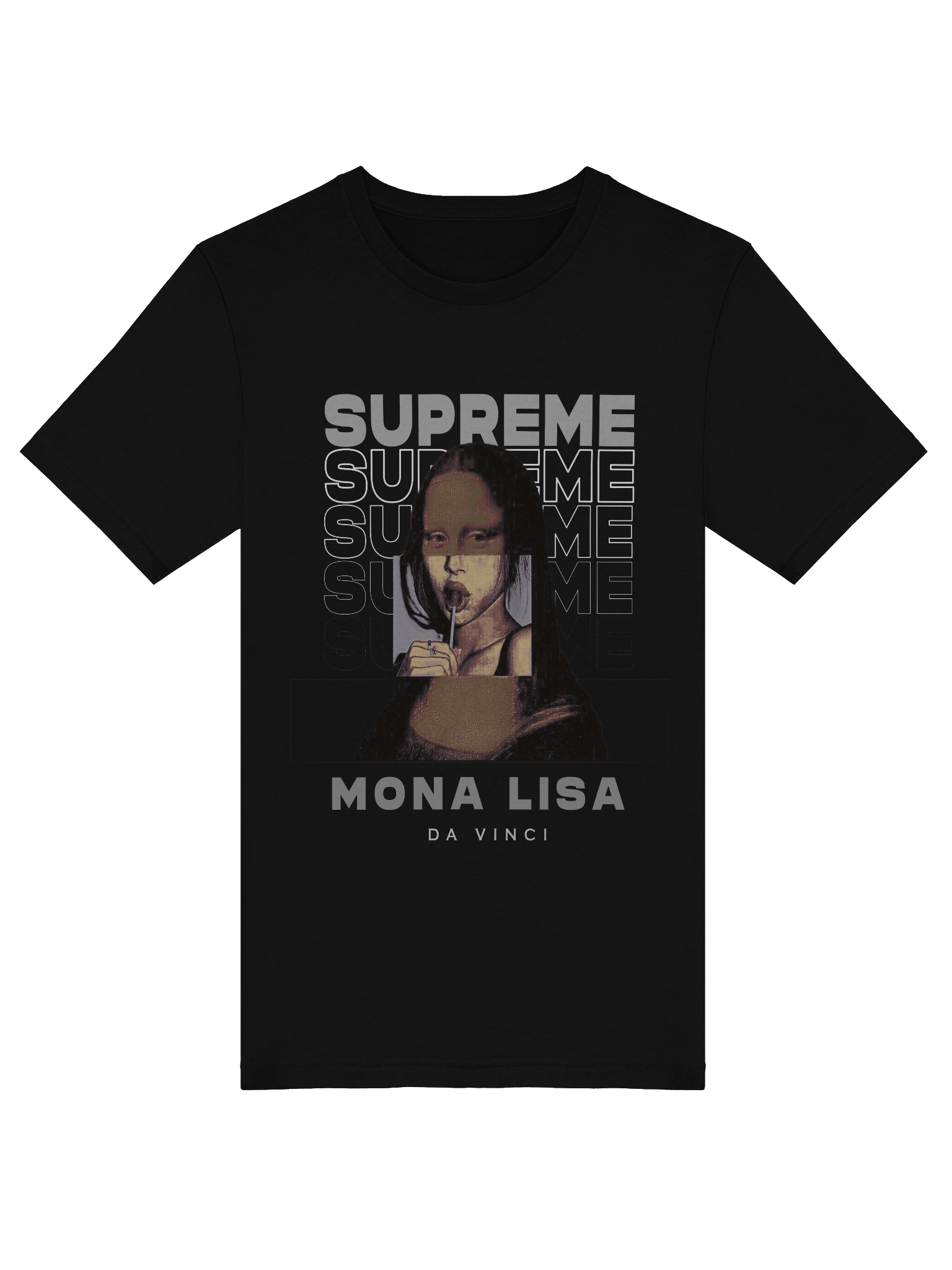 Street Art Mona Lisa Graphic Tee product image (5)