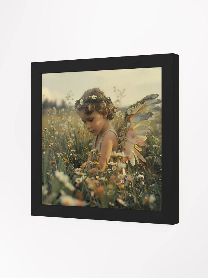 Cherub Child In A Field of Flowers Wall Art product image (2)