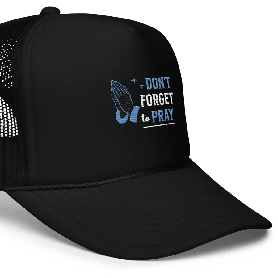 Prayful Blue Otto Foam Trucker Hat product image (6)