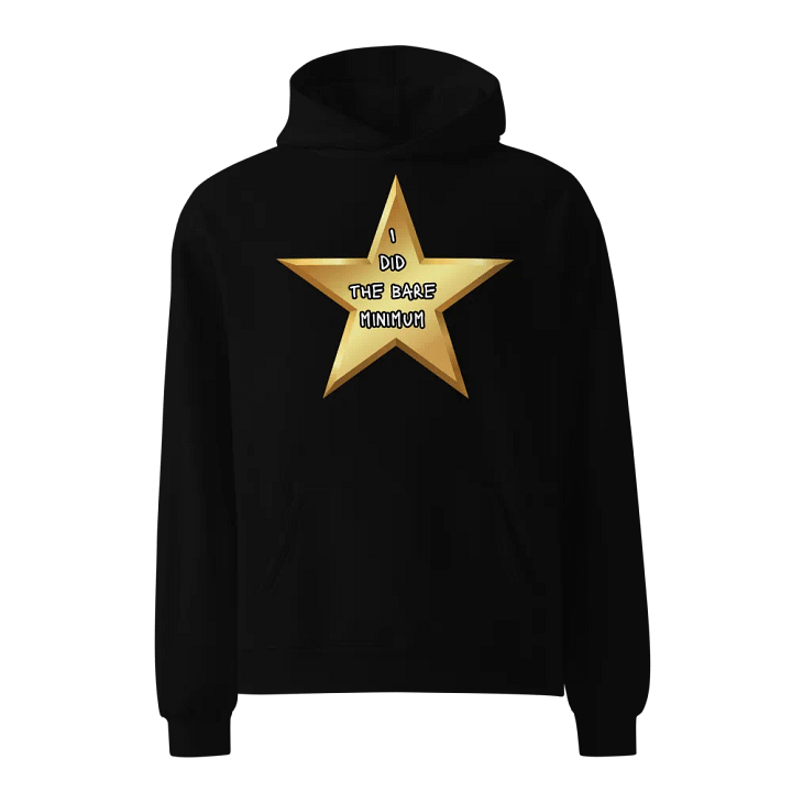 Bare Minimum Gold Star Hoodie product image (3)