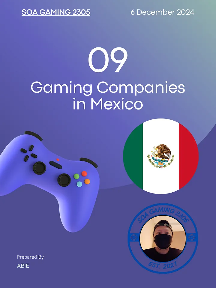 🎮 Discover Mexico’s Top Gaming Companies and Secure Your Dream Role! 🚀 product image (1)