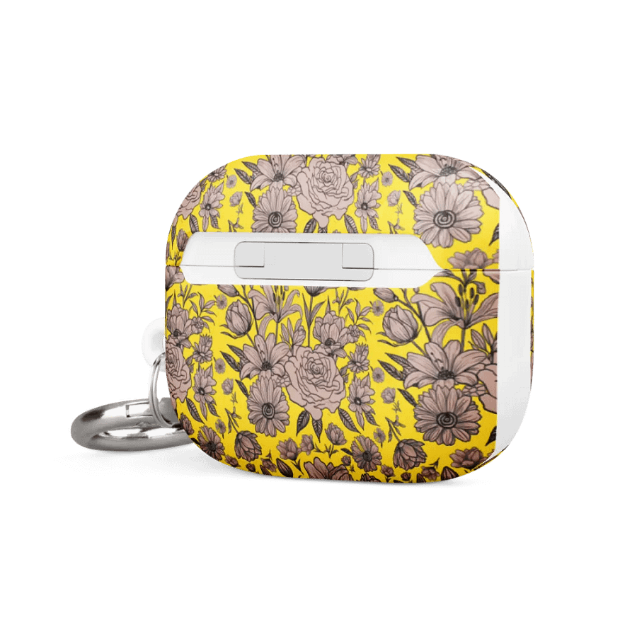 Yellow Flowers AirPod Case product image (5)