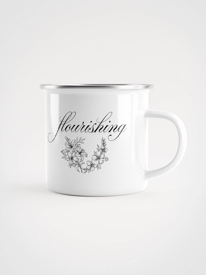 Nature's Embrace Enamel Mug product image (1)