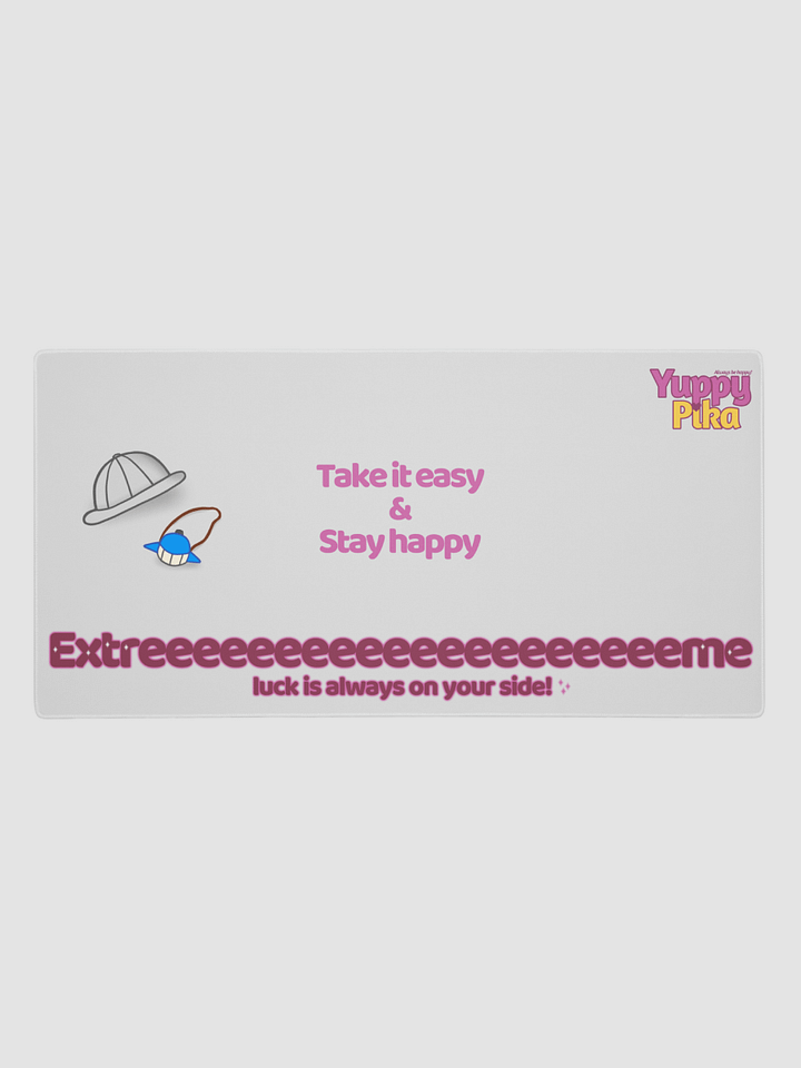 Extreeeme Luck Deskmat (White) product image (1)