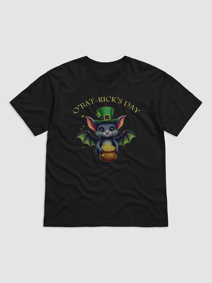 Cute St. Patrick’s Day Bat T-Shirt – O’Bat-Rick’s Day Funny Irish Design product image (1)