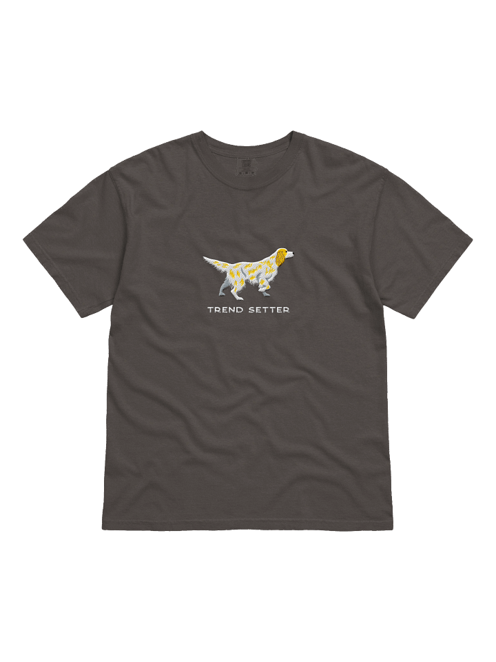 Trend Setter T-Shirt(Embroidered) of an English Setter(Lemon Belton) product image (1)