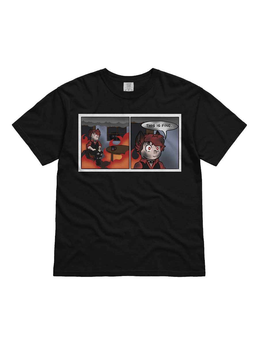 Heavyweight T-Shirt - This Is Fine Meme product image (1)
