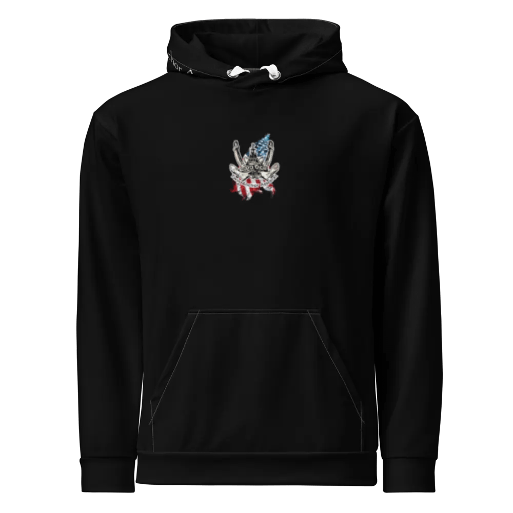 Black Pacific Titan & CE Flage Hoodie product image (6)