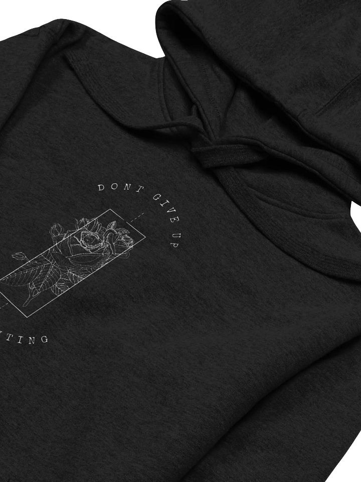 Monochromatic Rose Tattoo Unisex Hoodie product image (2)
