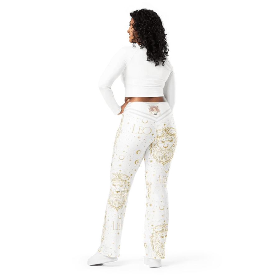 Golden Leo Flare Leggings product image (4)