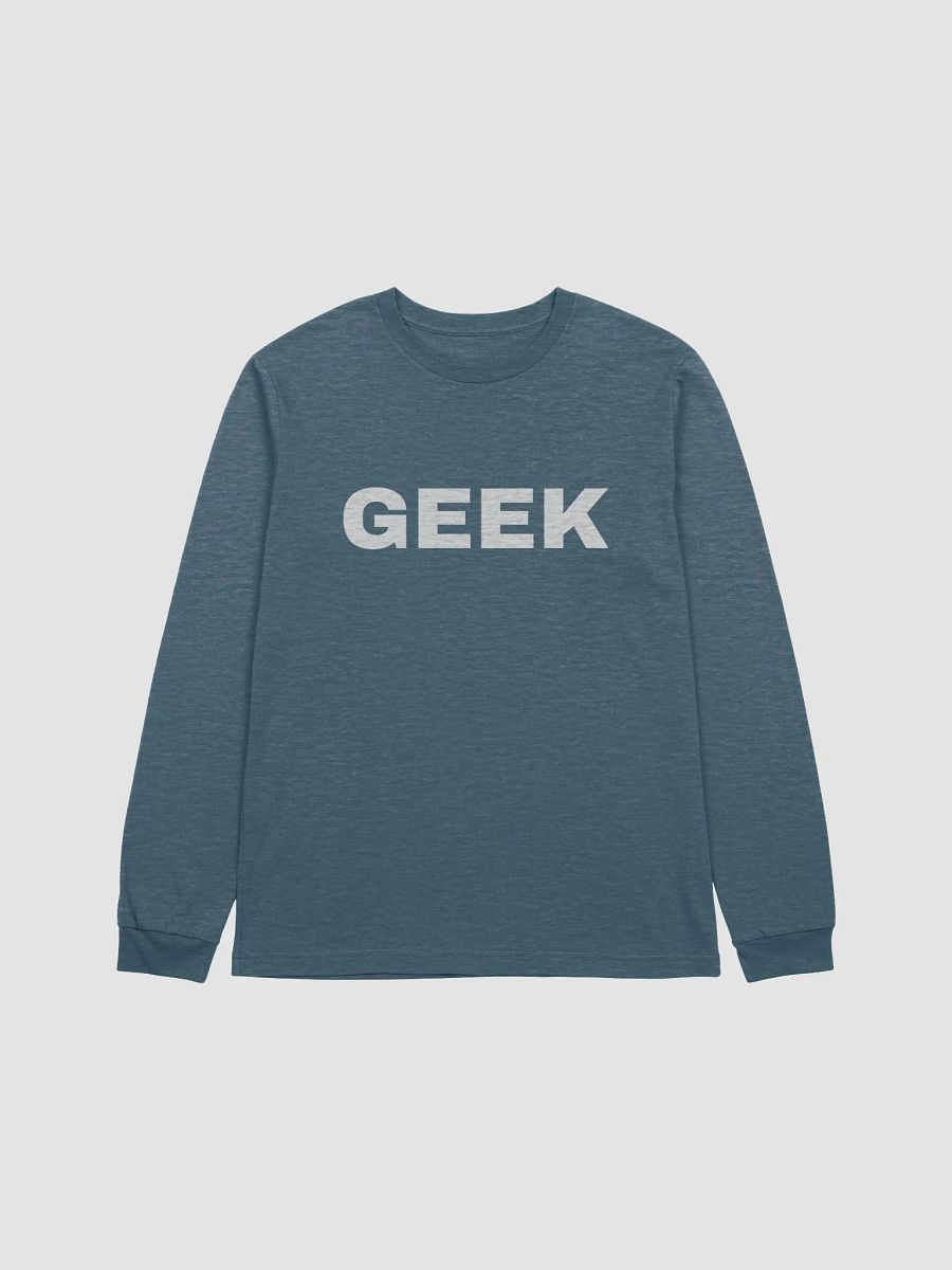 Geek long-sleeved tee (bold) product image (13)