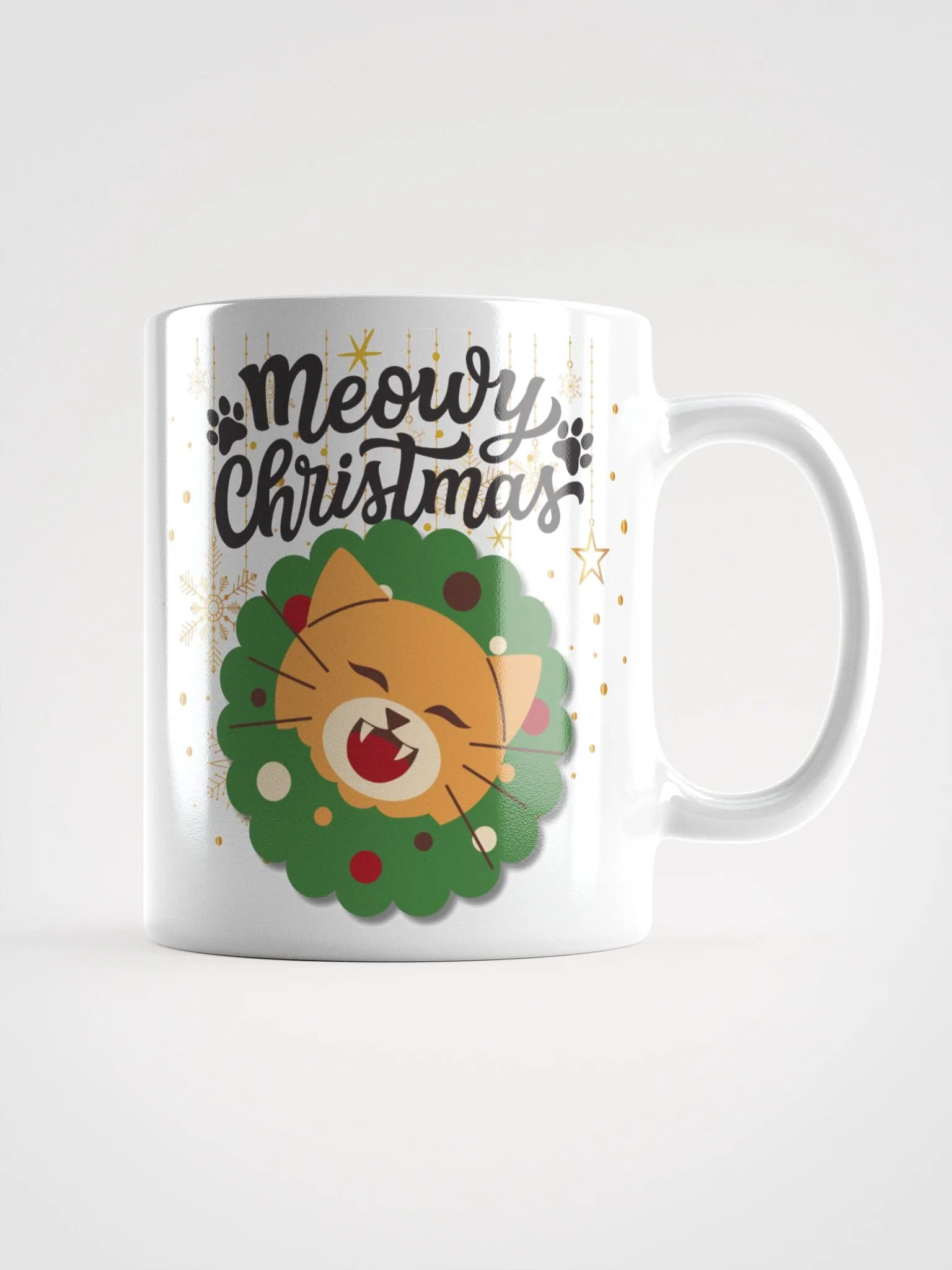 Meowy Christmas Cat Mug product image (1)