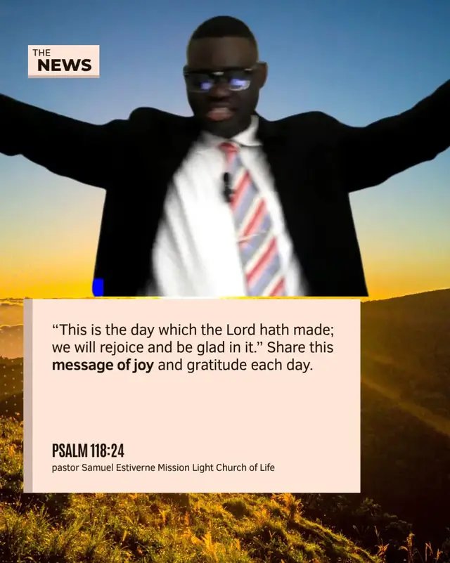 Psalm 118:24 (KJV) 