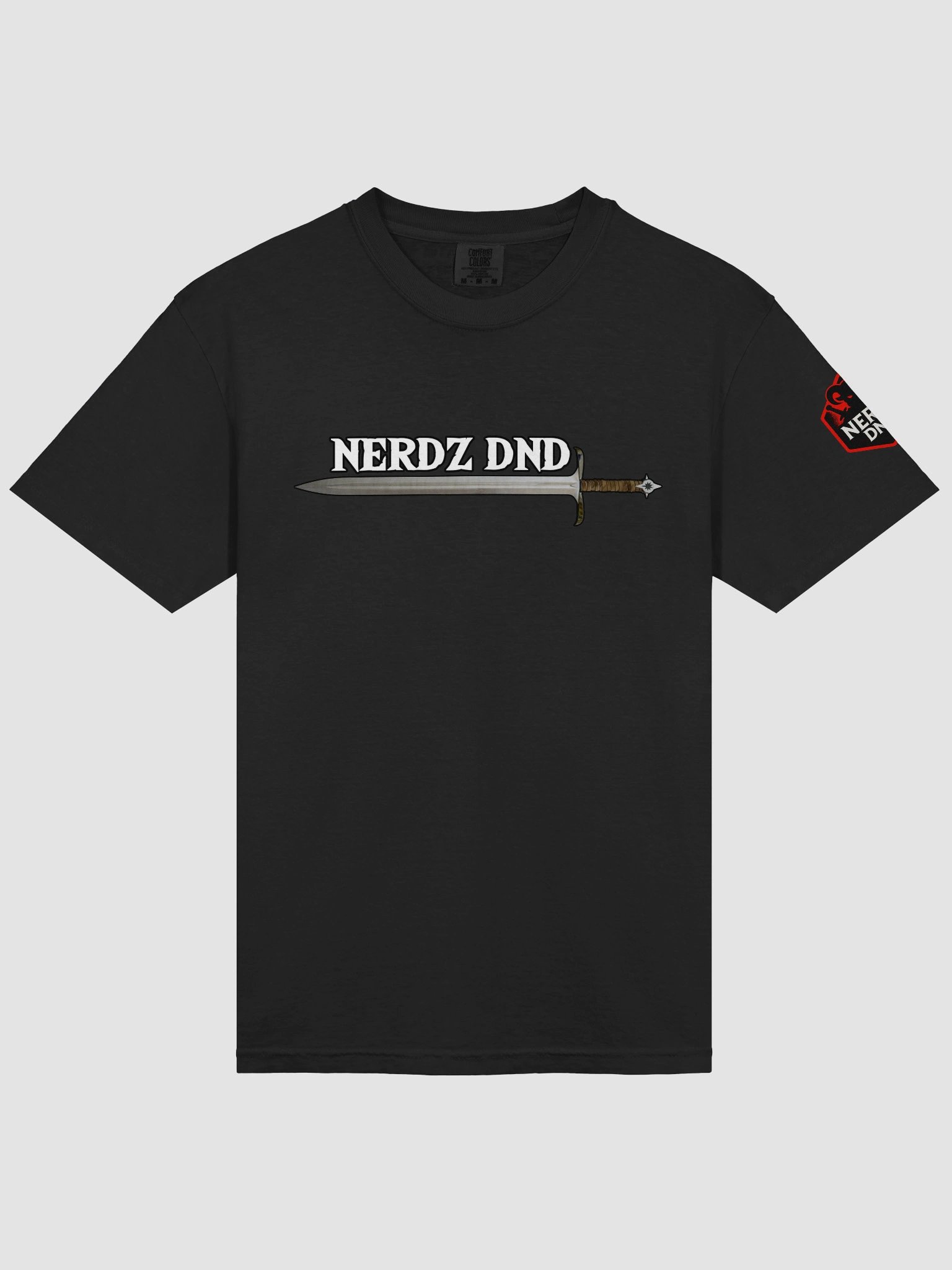 Nerdz DnD Social Icons Heavyweight Tee product image (19)