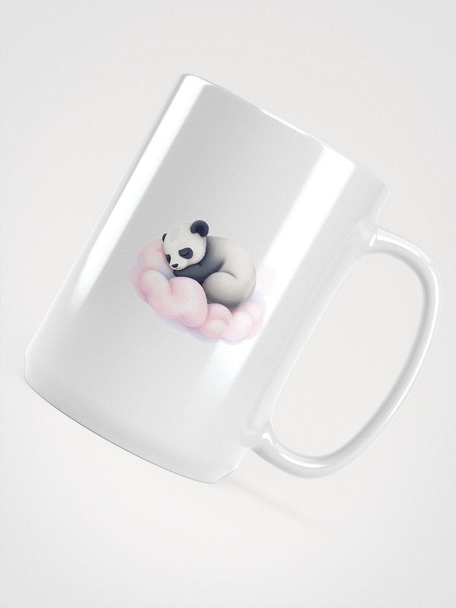 Dreamy Panda Cloud White Glossy Mug product image (4)