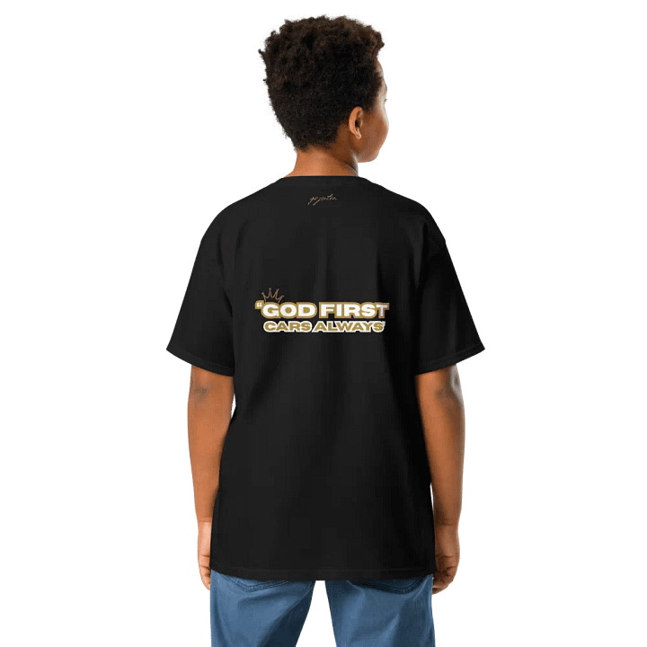 Branded GZ JEITEN Tee (Youth) | "God First, Cars Always" Edition product image (2)
