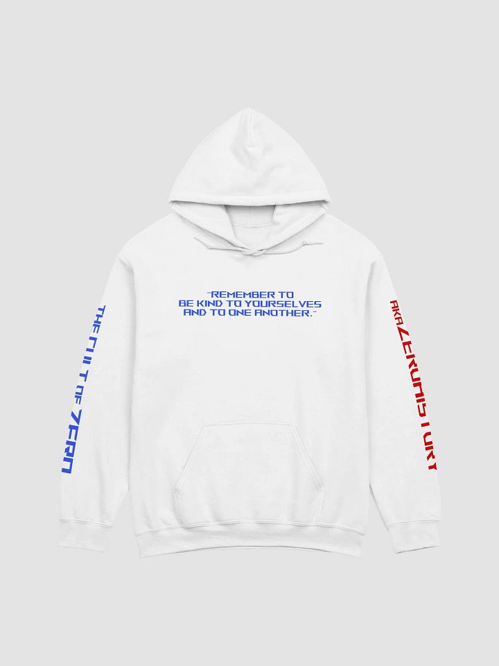 Zero Be Kind Classic Hoodie White product image (1)