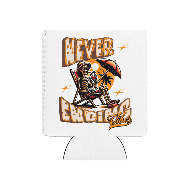 Never Ending Vibes Skeletal Sunset Coozie product image (1)