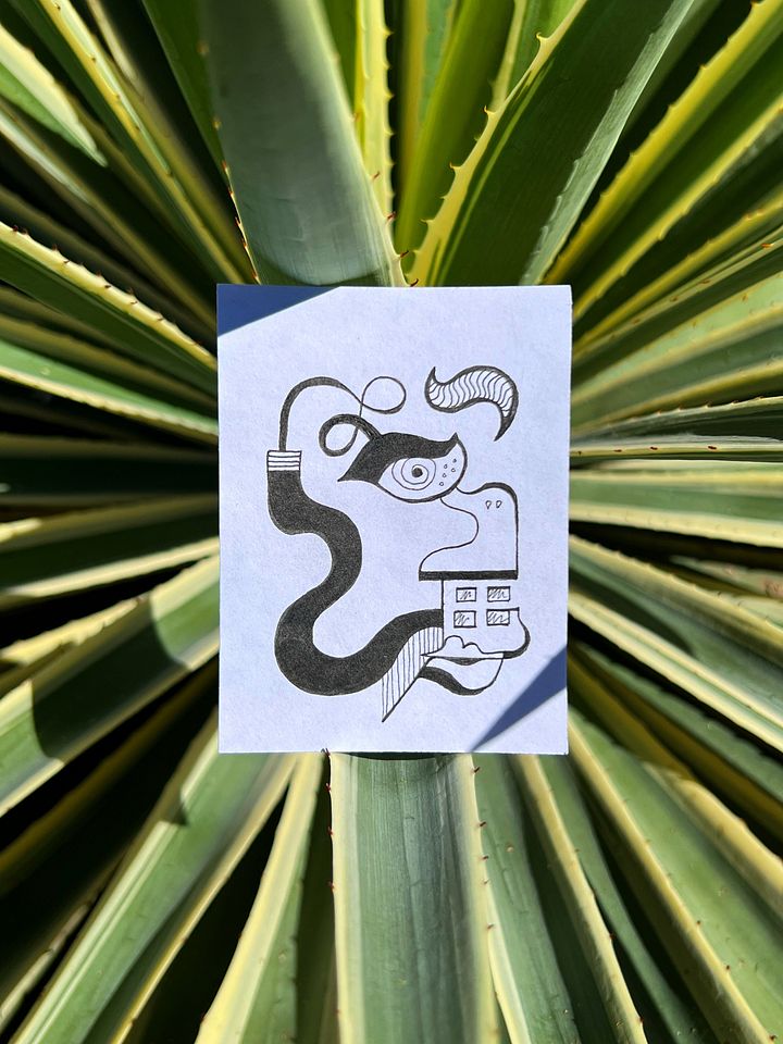 Hand Drawn Unique Face product image (1)