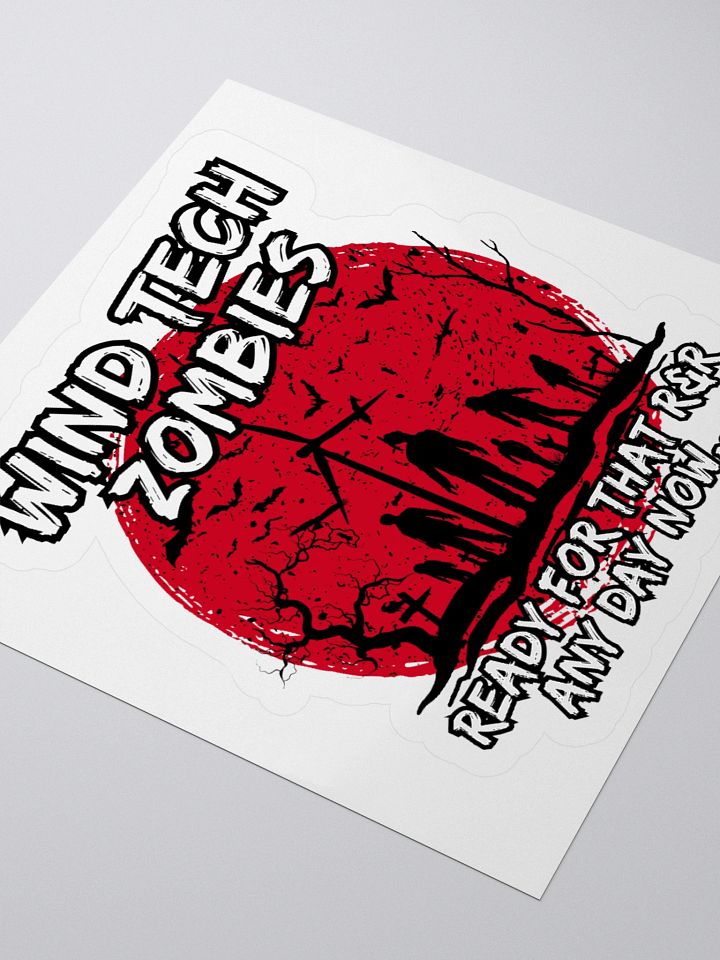 Wind Tech Zombies Sticker product image (1)
