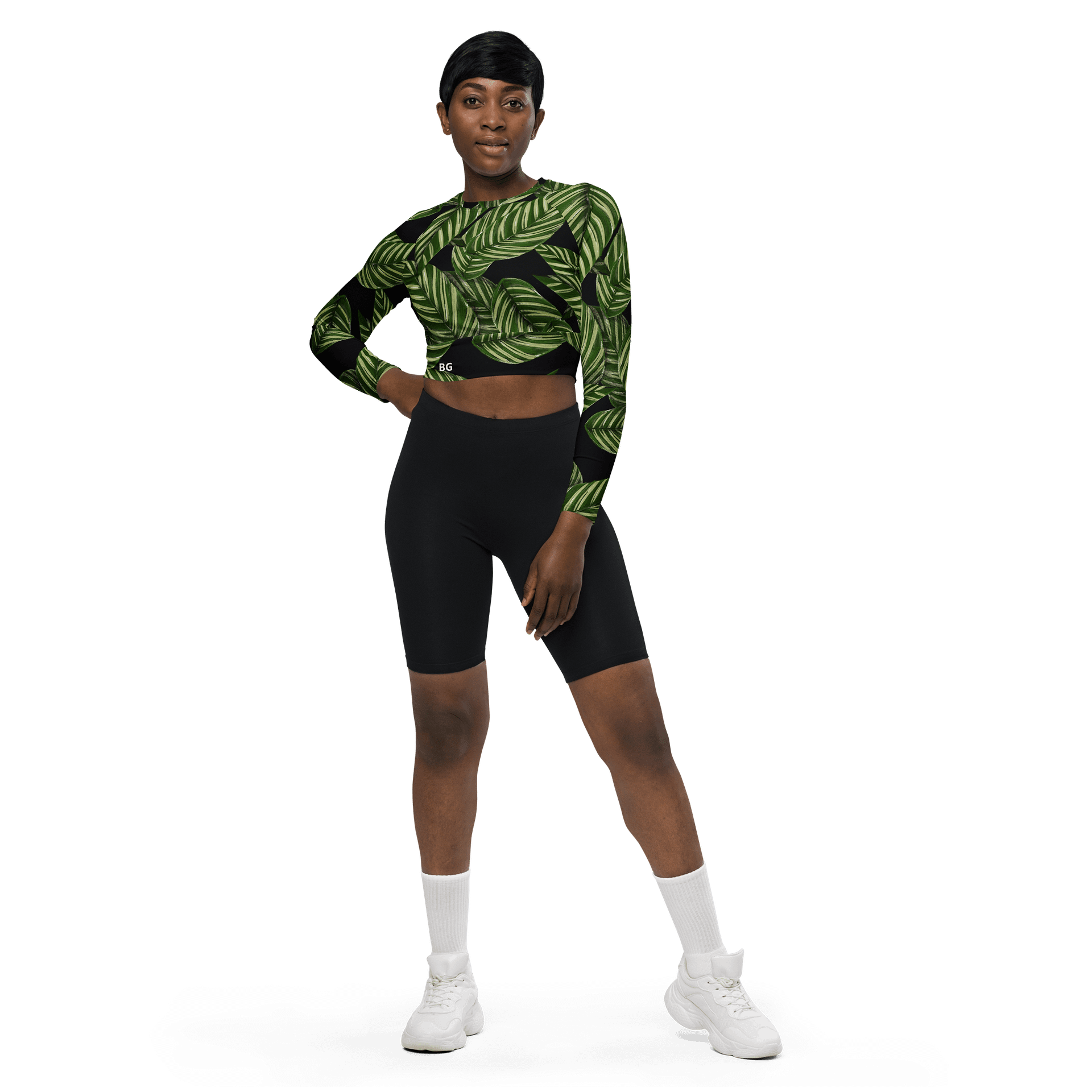 Barry Grady Leaf Recycled Crop Top product image (1)