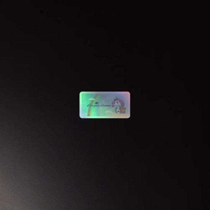 Live Your Dreams -Holographic sticker sheet product image (2)
