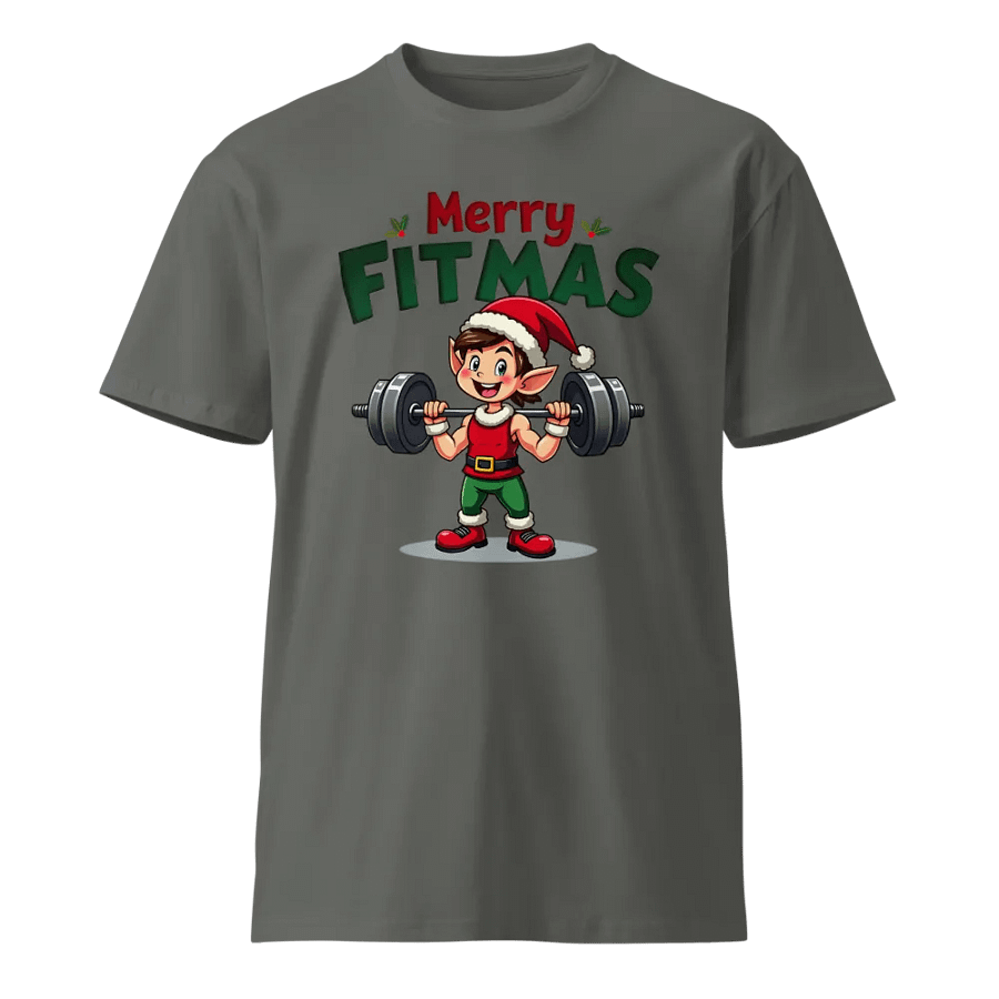 Merry Fitmas Elf Unisex T-Shirt product image (2)