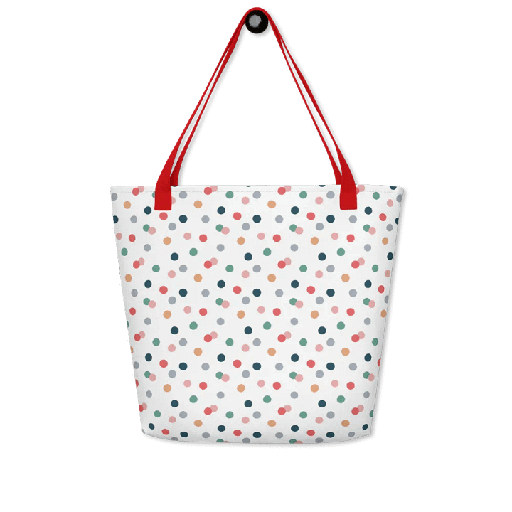 Christmas Polka Dot Tote product image (2)
