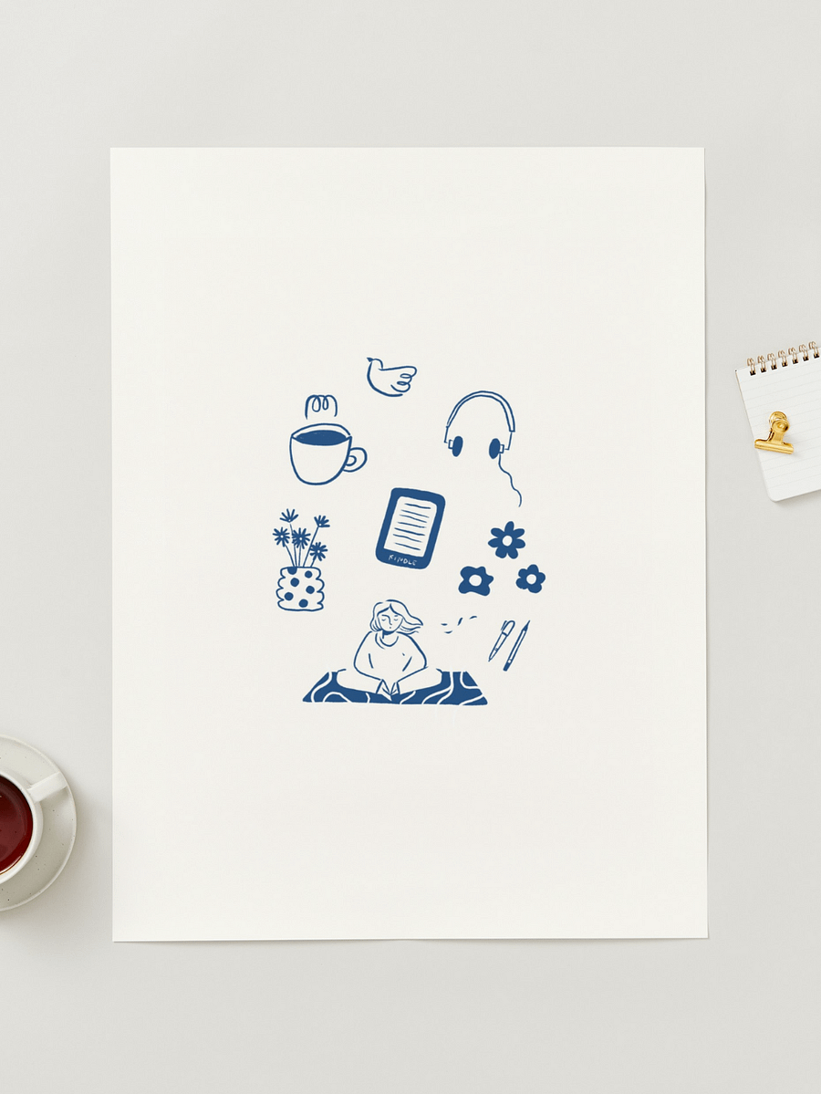 Cozy Creative Rituals – Minimalist Line Art Printable product image (3)