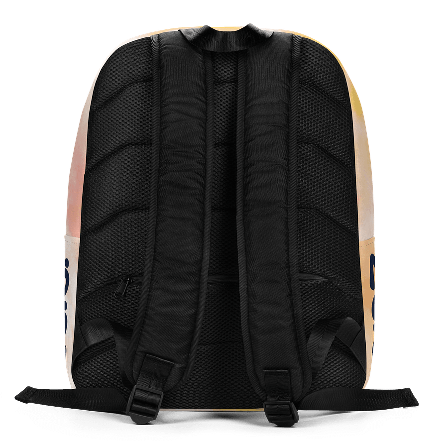 BOURNE to Cape Cod™ | Backpack | BRN.2C.C.™ | Coastal Carryall | Minimalist Style, Maximum Vibes | Navy Blue on Orange Tie-Dye🎒🌊 product image (5)