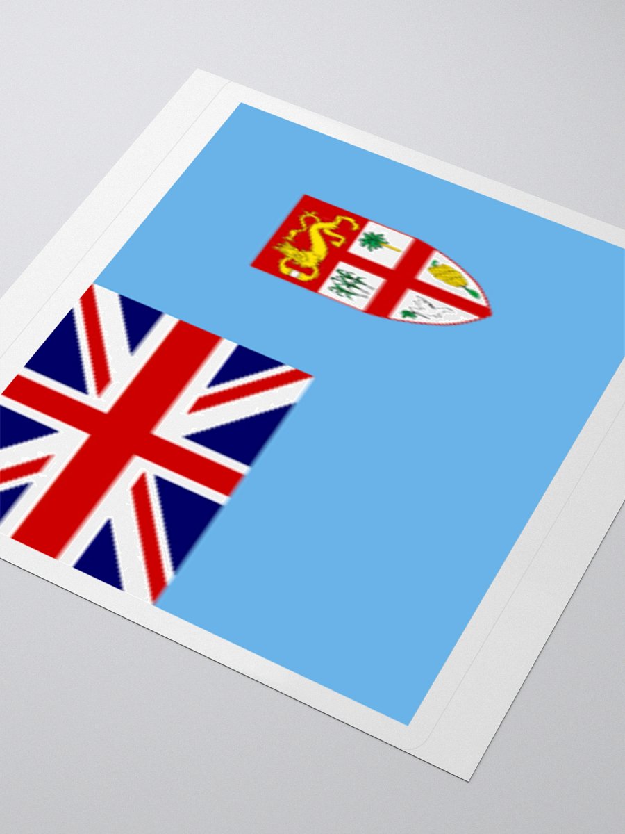 Fiji Flag Sticker | Union Jack Design | Durable Vinyl | 3 Sizes product image (8)